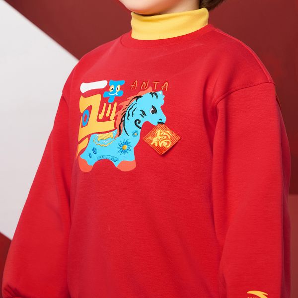 Áo Sweater Thể Thao Bé Trai Anta Kids 3526A9721N-2