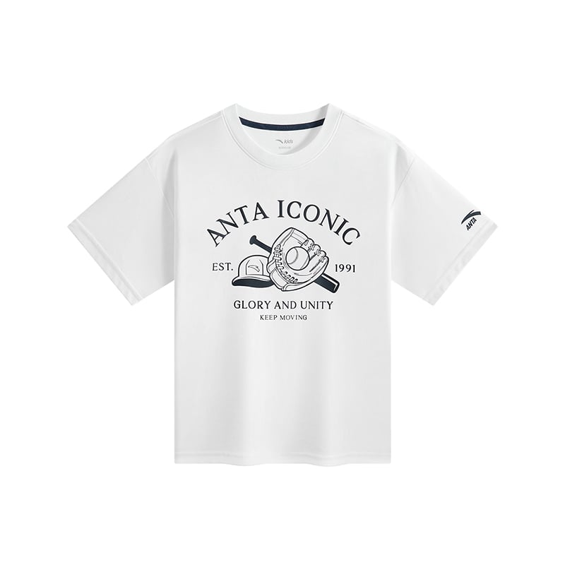 Áo Phông Thể Thao Bé Trai Anta Kids 3525B8131-1
