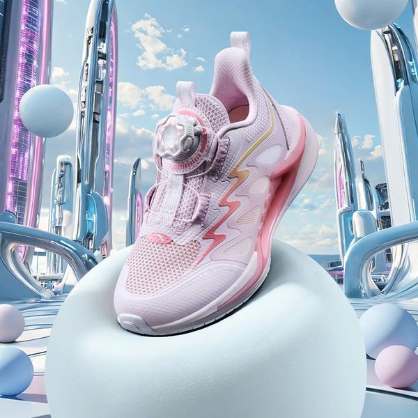 Giày Chạy Thể Thao Bé Gái Size 28-33 Anta Kids Enduring Wind 7.0 3225B9901-1