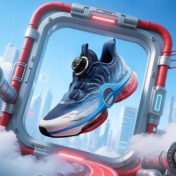 Giày Chạy Thể Thao Bé Trai Size 34-39 Anta Kids UFO 3125C5583-9