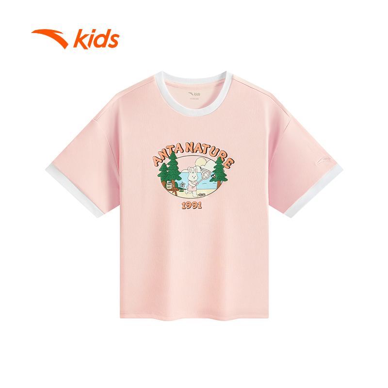 Áo Phông Thể Thao Bé Gái Anta Kids 3625C6107-2