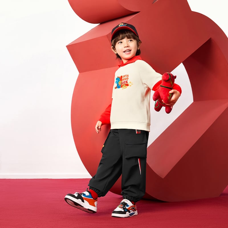 Áo Hoodie Thời Trang Bé Trai Anta Kids 3526A9722-1