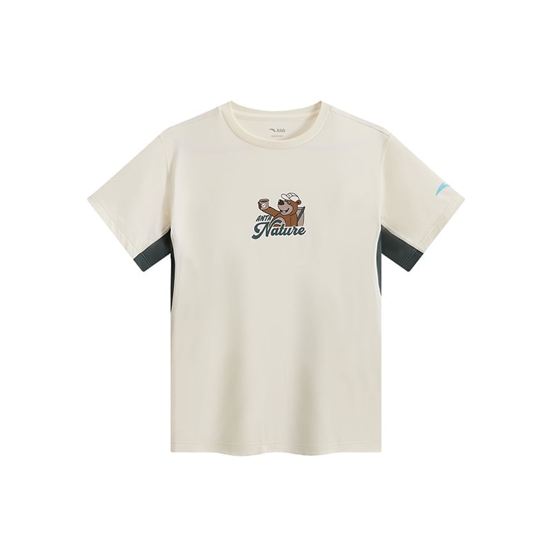 Áo Phông Thể Thao Bé Trai Anta Kids 3525C6106-1