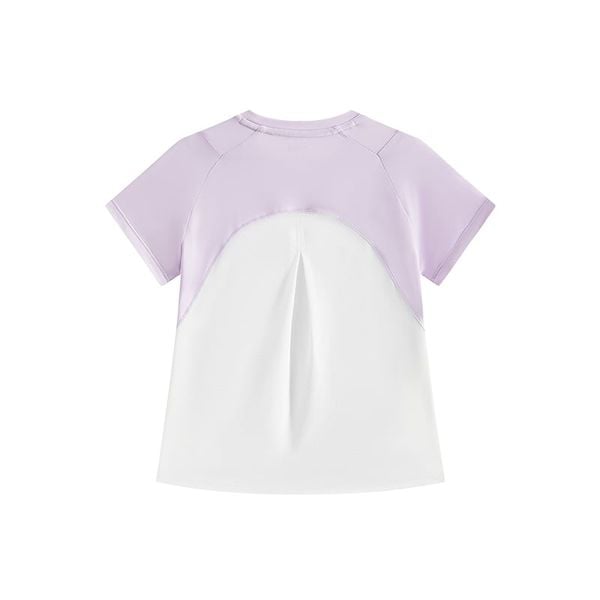 Áo Phông Ngắn Tay Thể Thao Bé Gái Anta Kids 3625B5101-2