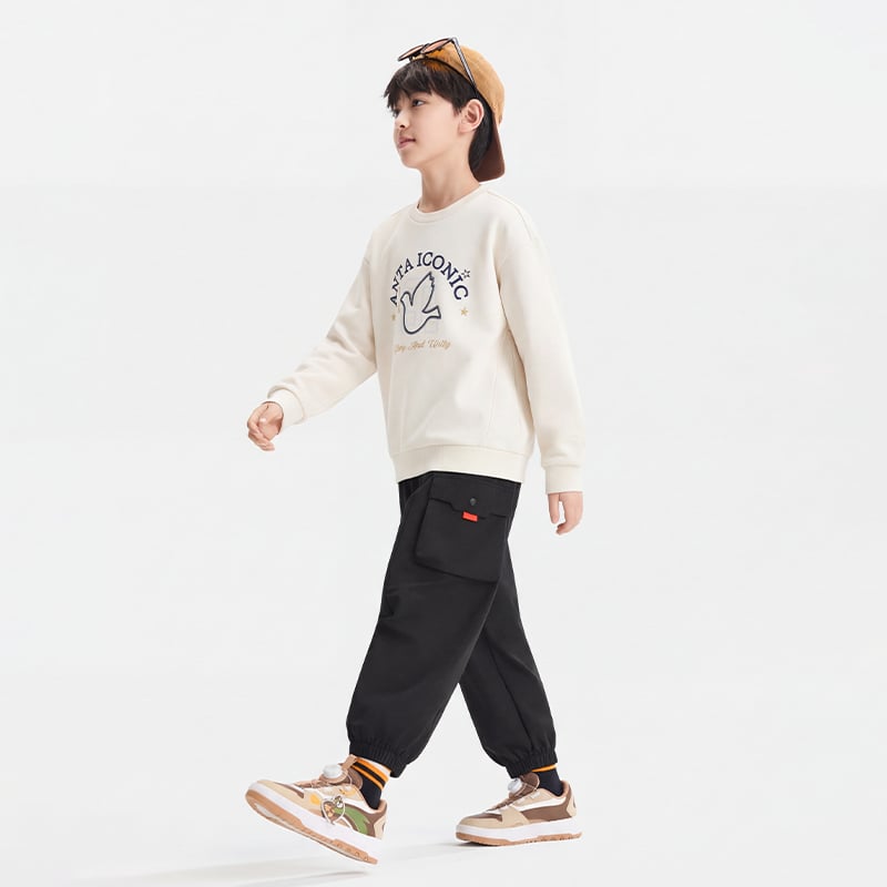 Áo Sweater Thể Thao Bé Trai Anta Kids 3526A8717-1