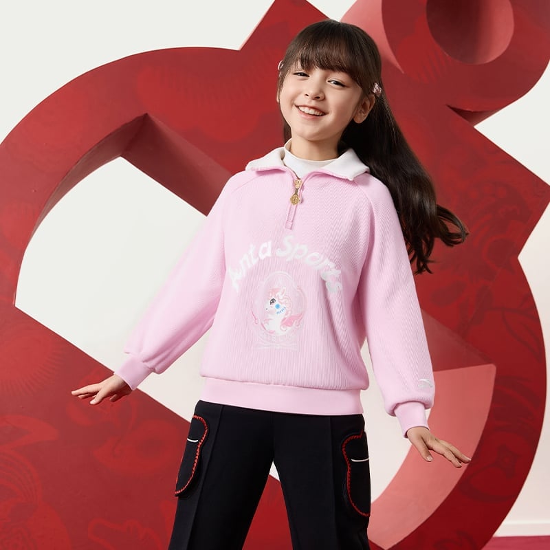 Áo Sweater Thời Trang Bé Gái Anta Kids 3626A9749-2