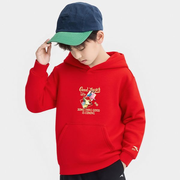 Áo Hoodie Thời Trang Bé Trai Anta Kids CNY 3526A8607-2
