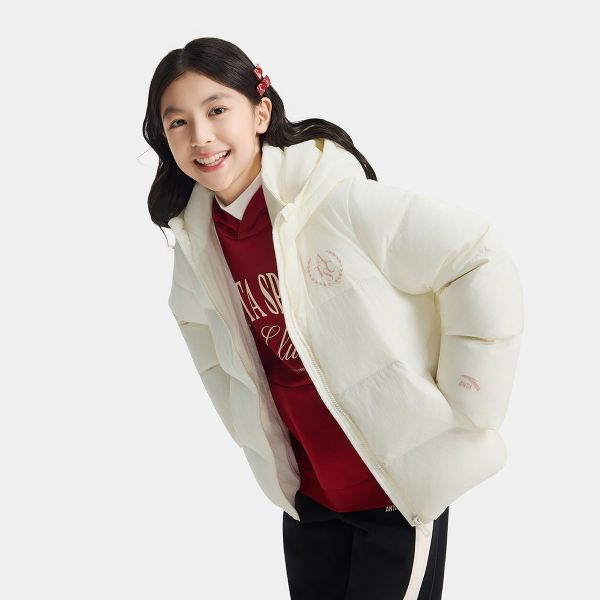 Áo Khoác Lông Vũ Bé Gái Anta Kids 3625D1901-1