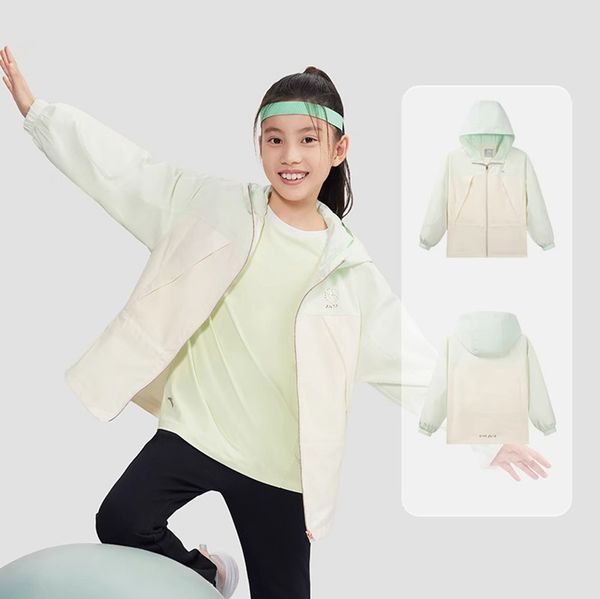 Áo Khoác Bé Gái Anta Kids Running 3624C7603-2