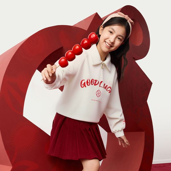 Áo Sweater Thời Trang Bé Gái Anta Kids 3626A8710-1