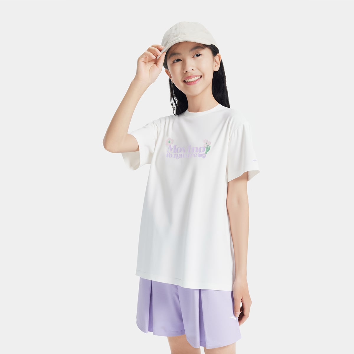 Bộ Đồ Thể Thao Bé Gái Anta Kids 3625C9727-3