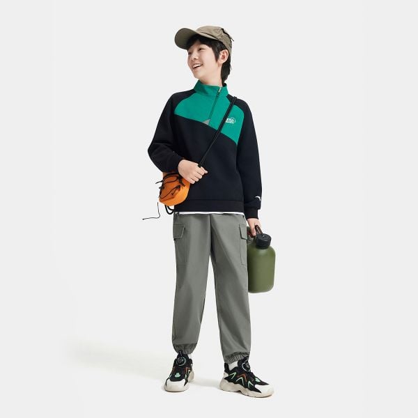 Áo Sweater Thể Thao Bé Trai Anta Kids A72536714-3