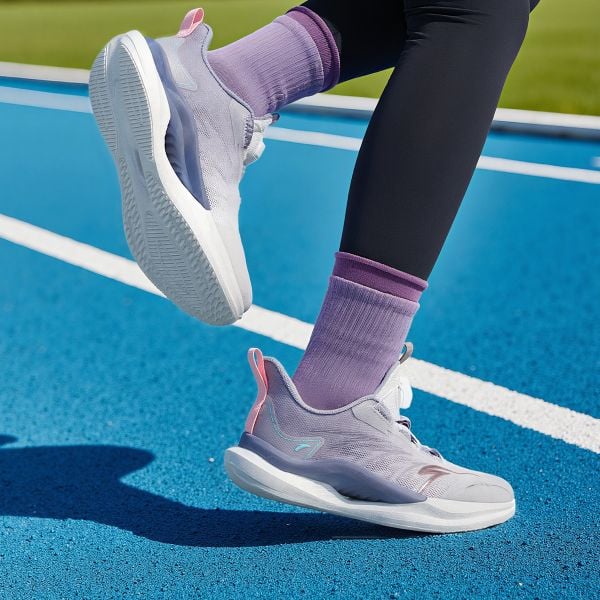 Giày Chạy Thể Thao Bé Gái Size 34-38 Anta Kids Riding The Wind A225C5514-2