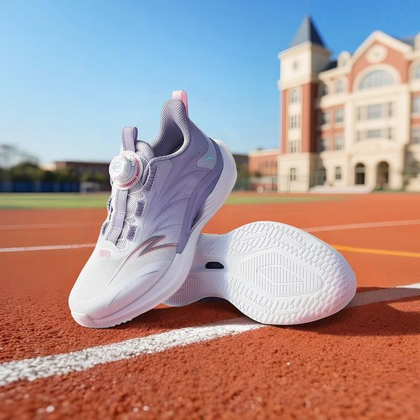 Giày Chạy Thể Thao Bé Gái Size 34-38 Anta Kids Riding The Wind A225C5514-2