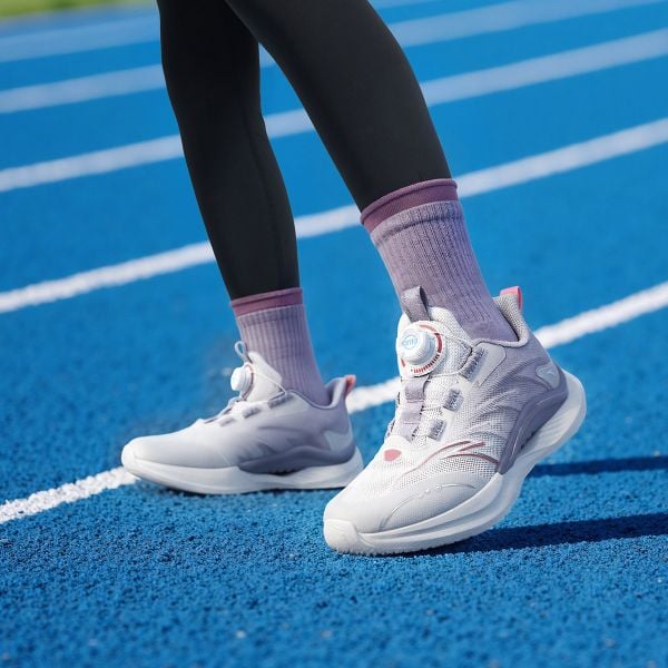 Giày Chạy Thể Thao Bé Gái Size 34-38 Anta Kids Riding The Wind A225C5514-2