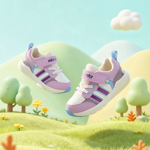 Giày Tập Đi Bé Gái Size 20-27 Anta Kids A22610015-1