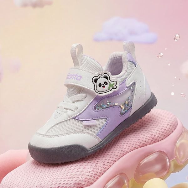 Giày Tập Đi Bé Gái Size 22-27 Anta Kids A226C0001-1