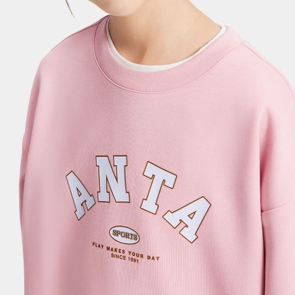 Áo Sweater Thời Trang Bé Gái Anta Kids A62537702-1
