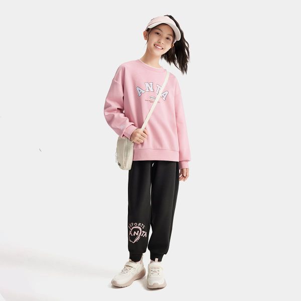 Áo Sweater Thời Trang Bé Gái Anta Kids A62537702-1