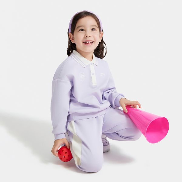 Bộ Quần Áo Thể Thao Bé Gái Anta Kids A62537716-1