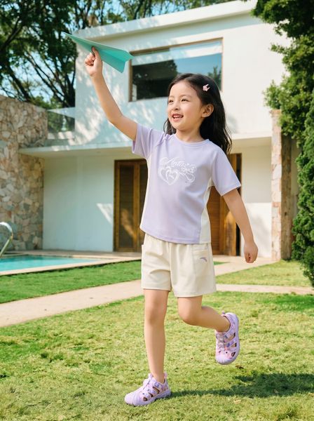 Bộ Quần Áo Thời Trang Thể Thao Bé Gái Anta Kids A62627701-1