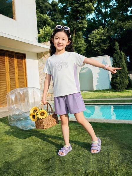Bộ Quần Áo Thời Trang Thể Thao Bé Gái Anta Kids A62627701-2