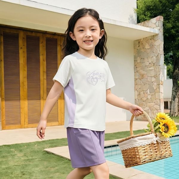 Bộ Quần Áo Thời Trang Thể Thao Bé Gái Anta Kids A62627701-2