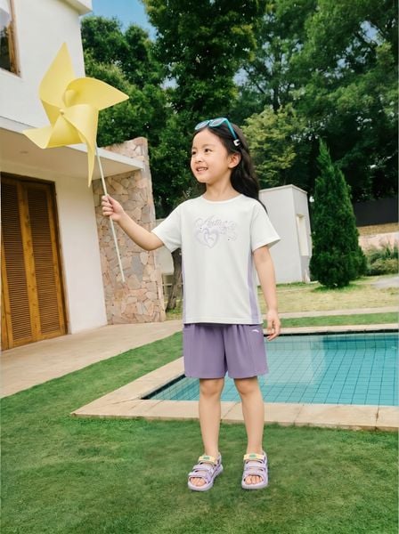 Bộ Quần Áo Thời Trang Thể Thao Bé Gái Anta Kids A62627701-2