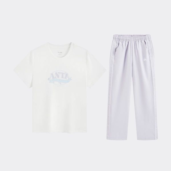 Bộ Quần Áo Thể Thao Bé Gái Anta Kids A62628705-1