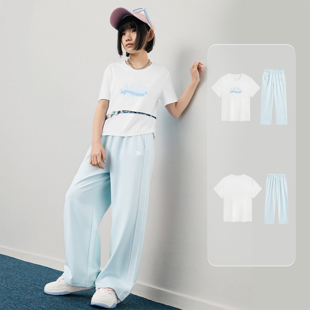 Bộ Quần Áo Thể Thao Bé Gái Anta Kids A62628705-3