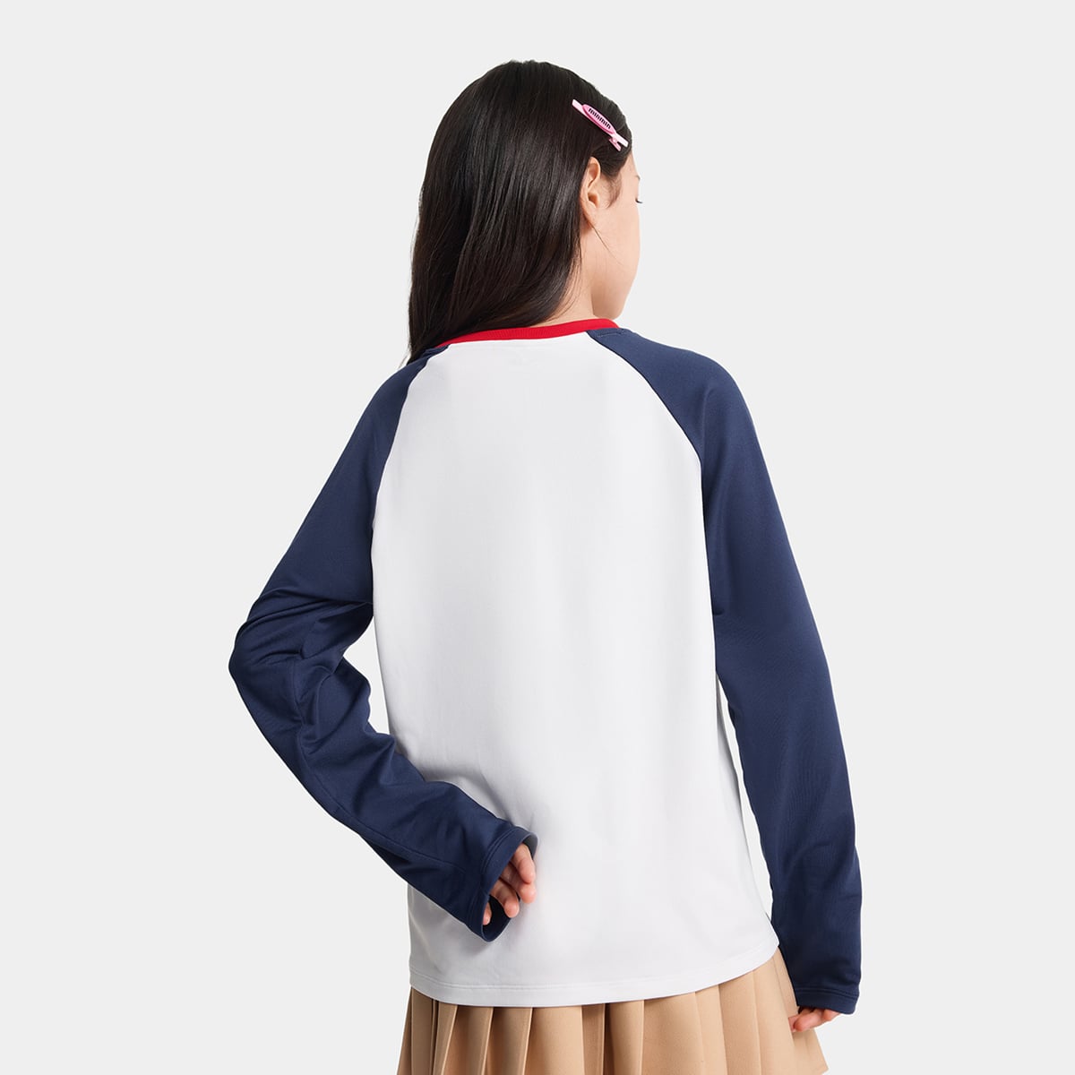 Áo Phông Dài Tay Thời Trang Bé Gái Anta Kids A626C8401-3