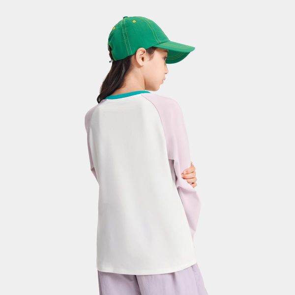 Áo Phông Dài Tay Thời Trang Bé Gái Anta Kids A626C8401-4