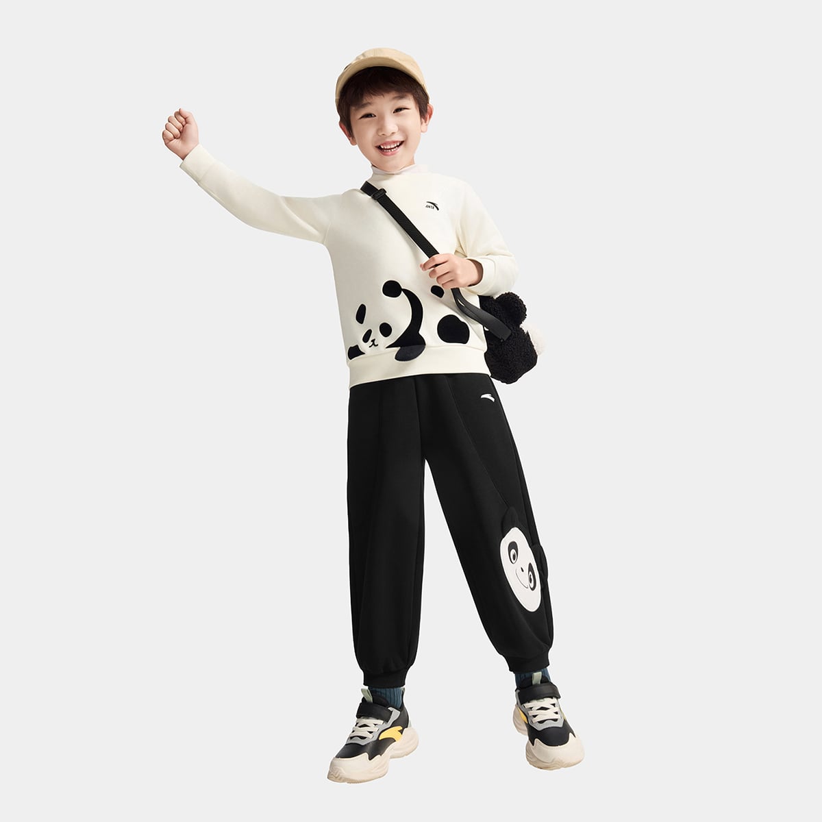 Quần Dài Nỉ Bông Thời Trang Bé Trai Anta Kids A72549706-1