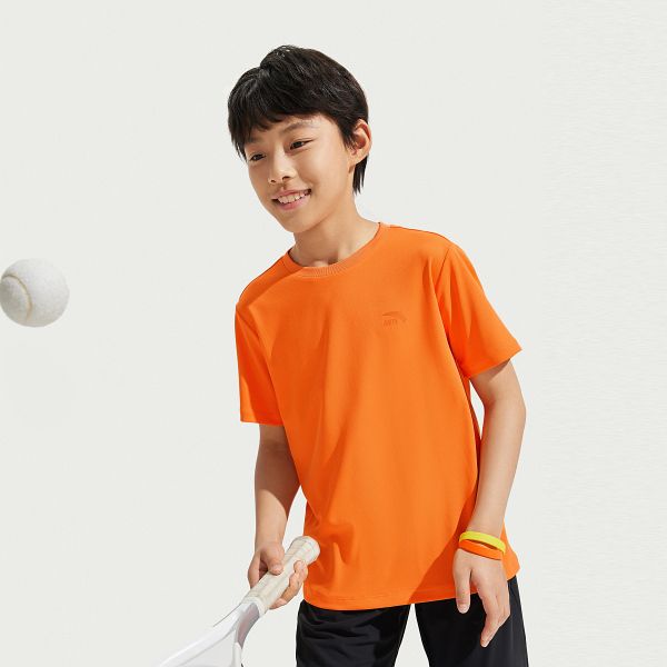 Áo Phông Ngắn Tay Thể Thao Bé Trai Anta Kids Running A725B7108-6