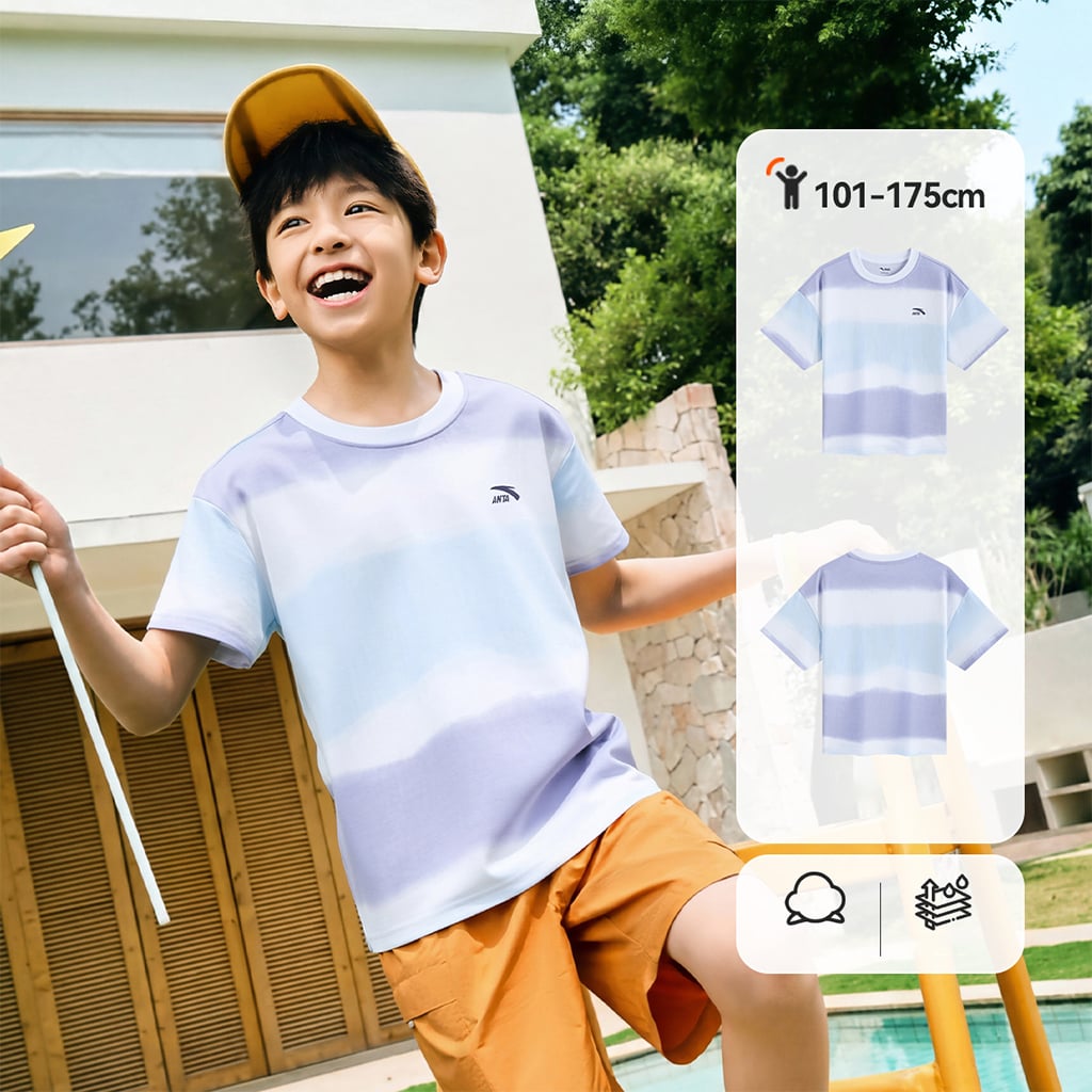 Áo Thun Thời Trang Thể Thao Anta Kids A72628107-3
