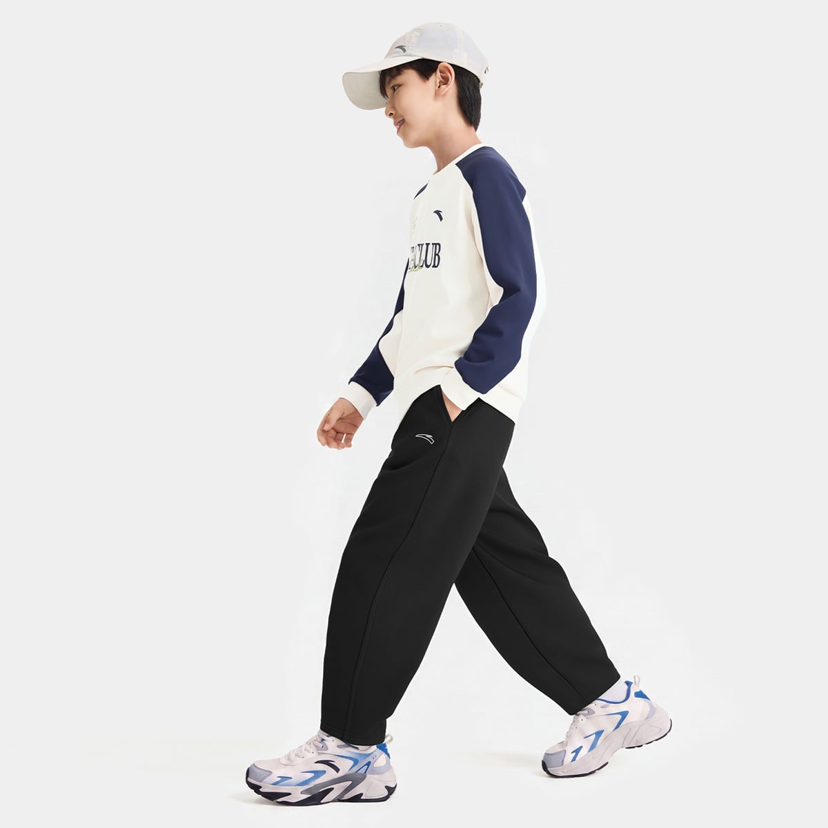 Áo Sweater Thể Thao Bé Trai Anta Kids A726C8402-1