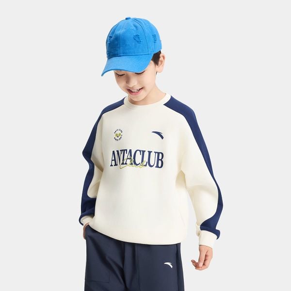 Áo Sweater Thể Thao Bé Trai Anta Kids A726C8402-1