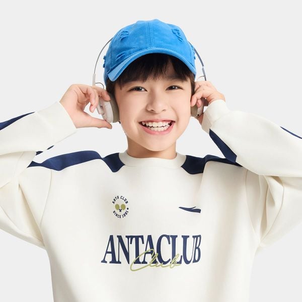 Áo Sweater Thể Thao Bé Trai Anta Kids A726C8402-1