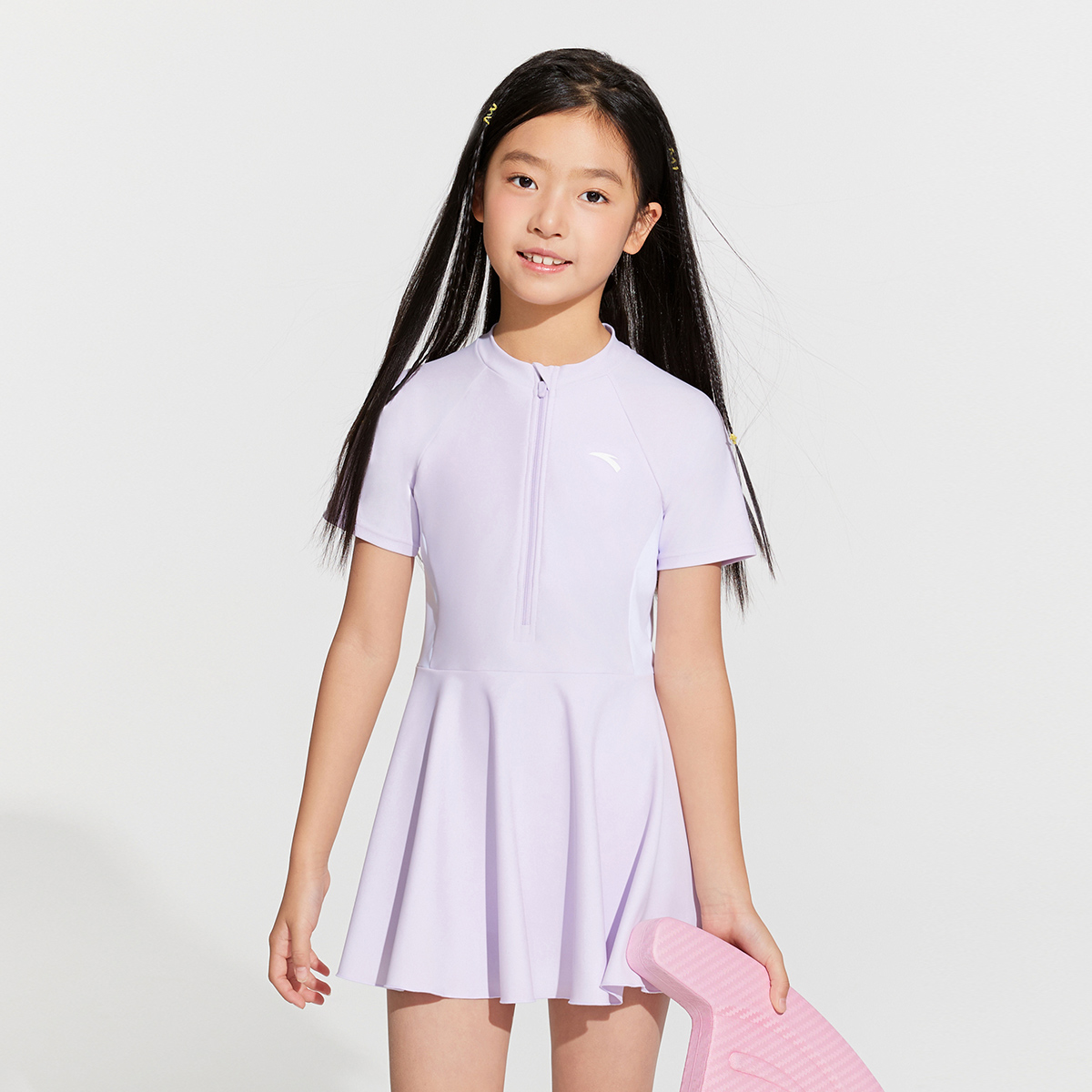 Váy Bơi Liền Thân Thể Thao Bé Gái Anta Kids A825332461-1