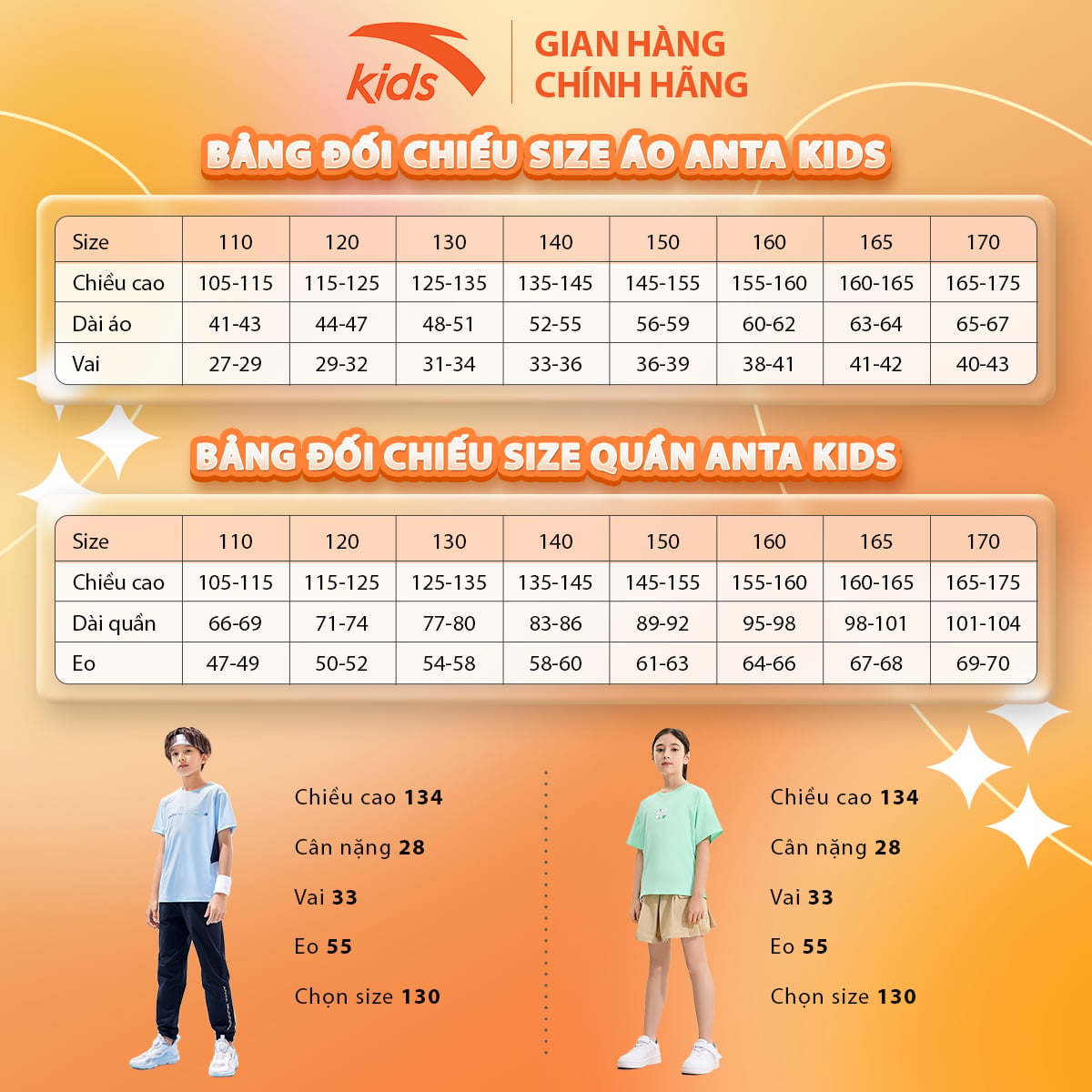 Áo Thun Ngắn Tay Thời Trang Bé Gái Anta Kids 3626B6115-1