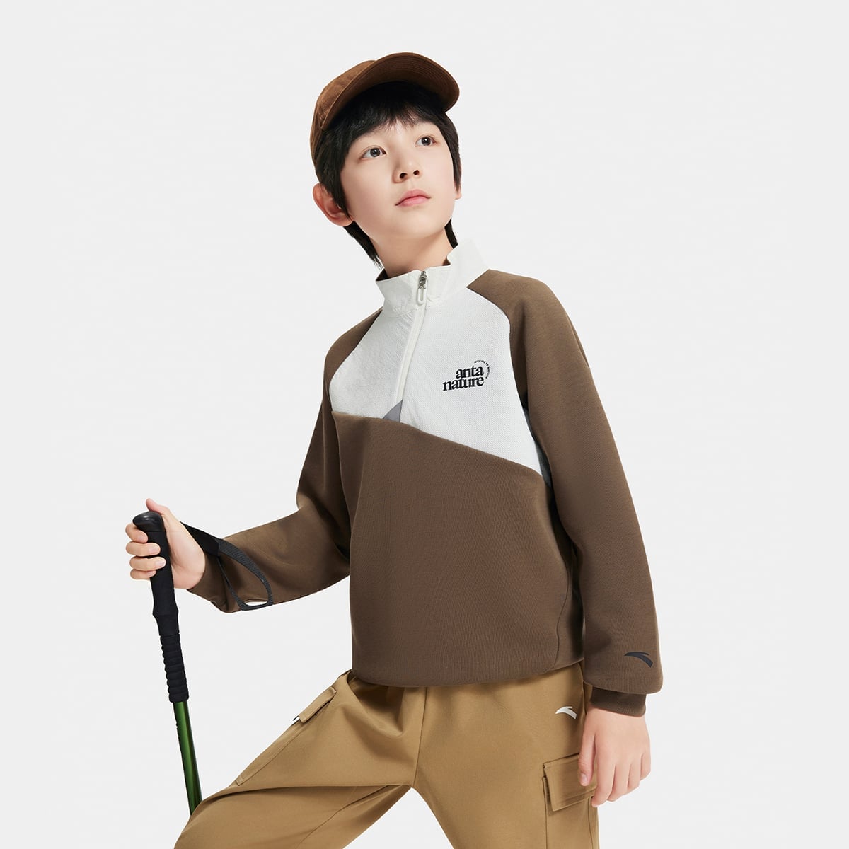 Áo Sweater Thể Thao Bé Trai Anta Kids A72536714-4