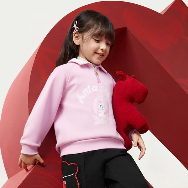 Áo Sweater Thời Trang Bé Gái Anta Kids 3626A9749-2