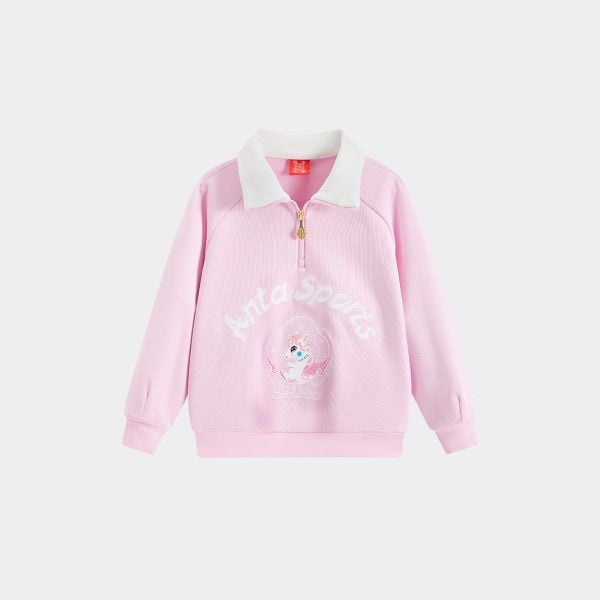 Áo Sweater Thời Trang Bé Gái Anta Kids 3626A9749-2