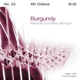  Dây đàn Pedal harp Bow Brand Burgundy Natural Gut 4TH OCT B 