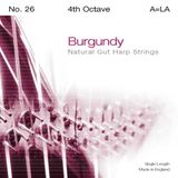 Dây đàn Pedal harp Bow Brand Burgundy Natural Gut 4TH OCT A 