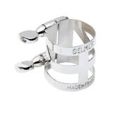  Ligature Saxophone Soprano Selmer for Metal Mouthpiece Jazz Silver Plated 