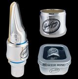  Cap & Ligature Saxophone Alto JodyJazz Power Ring HRA1S Silver (for mp Atlo HR*/ JET Alto) 