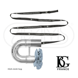  Khăn luồng lau kèn Alto Sax, Bass Cla, Bass Flute Microfiber Bamboo Silk BG France A30A 