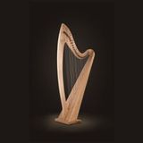  Đàn Harp Lever Lyon & Healy Troubadour VI Mahogany 