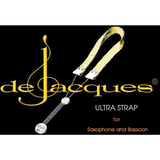  Dây đeo kèn Saxophone DeJacques Standard Black/ White 